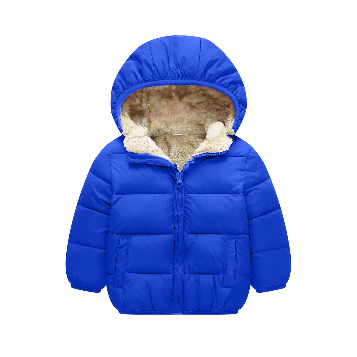 Fleece-Lined Baby & Toddler Puffer Jacket