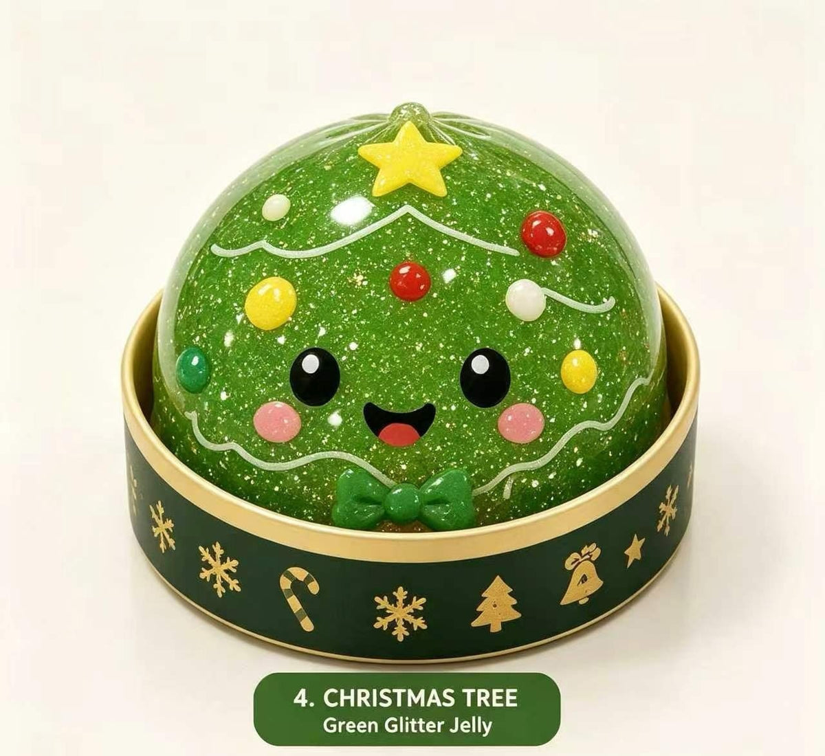 Christmas Dumpling Squishy Stress Relief Toy Set