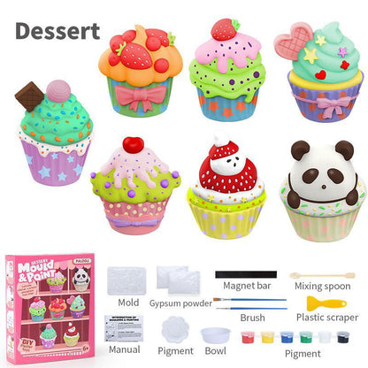 DIY Animal Plaster Painting Kit – Mold, Paint & Create Craft Set for Kids