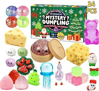 Christmas Squishy Advent Calendar for Kids