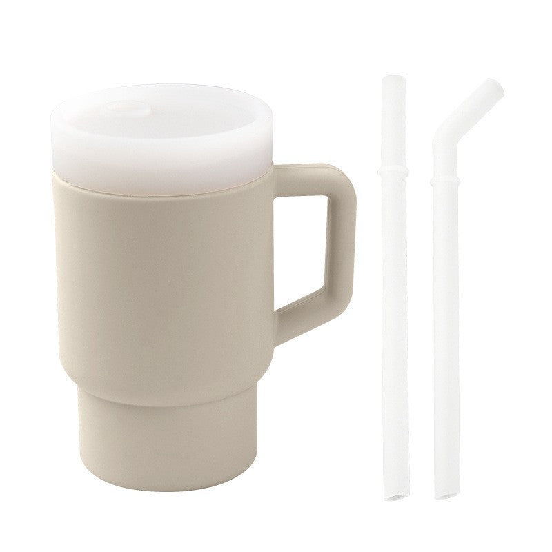 Leakproof Silicone Toddler Straw Cup