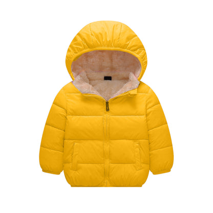 Fleece-Lined Baby & Toddler Puffer Jacket