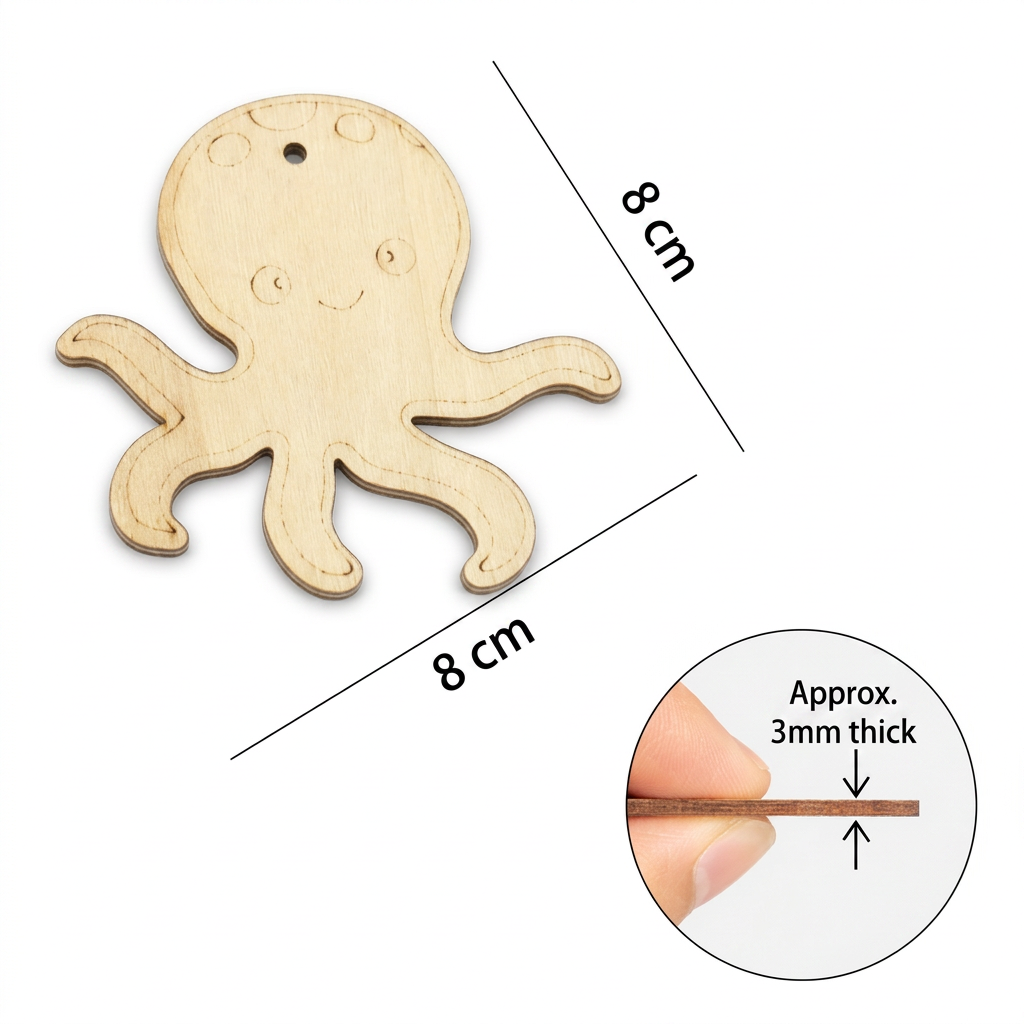 DIY Wooden Paint & Play Craft Kit for Kids