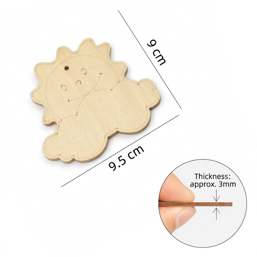 DIY Wooden Paint & Play Craft Kit for Kids