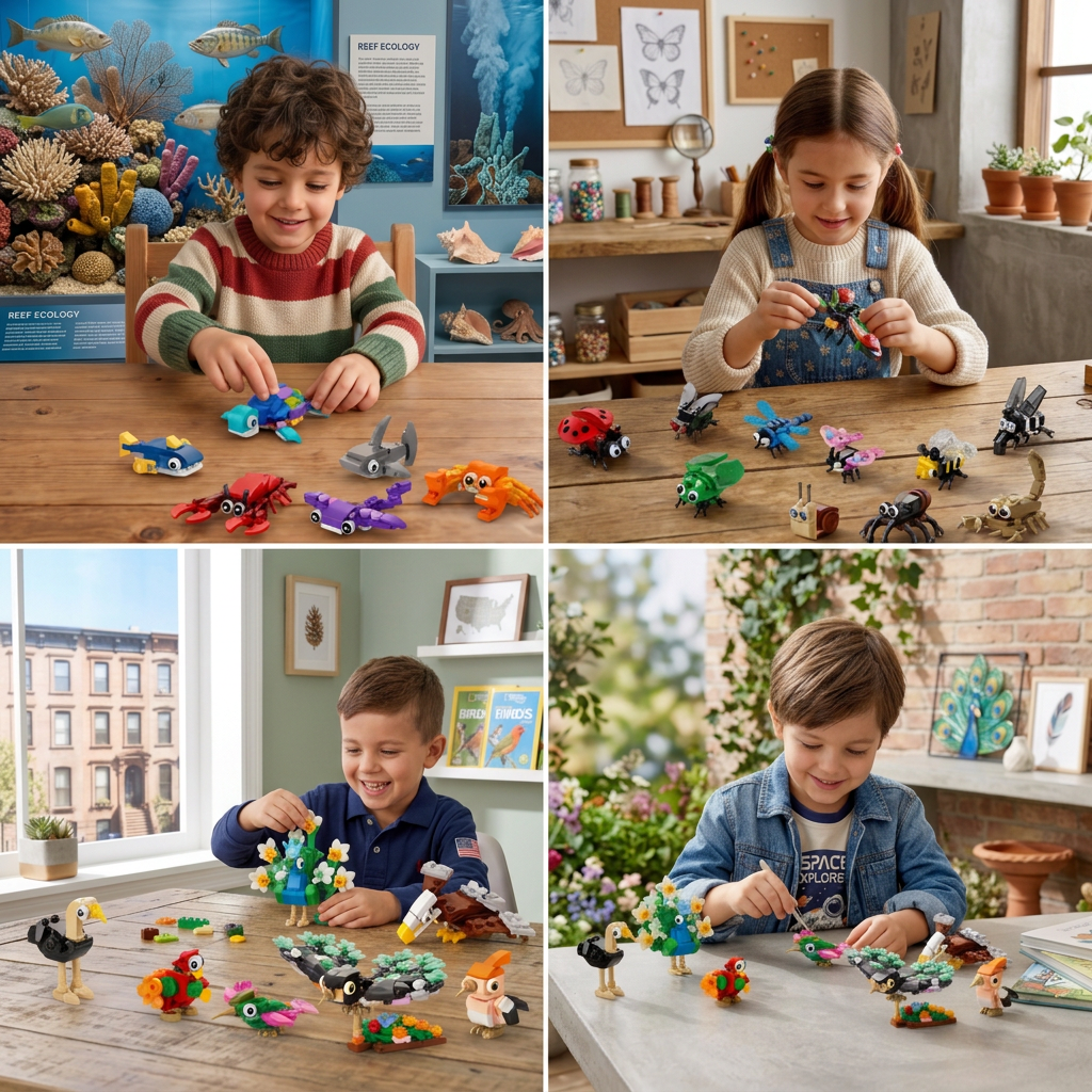 Animal Building Blocks Set