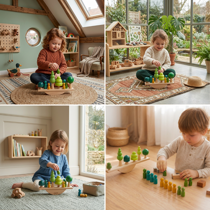 Montessori Wooden Seesaw Toy