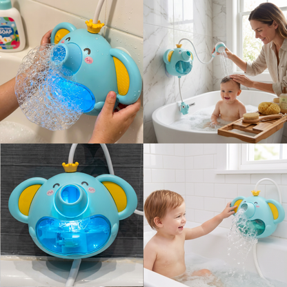 Musical Elephant Bubble Bath Toy with Shower Head