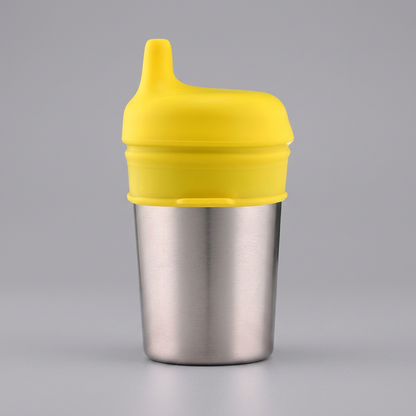 BPA-Free Spillproof Silicone Sippy Cup Lids with Straw
