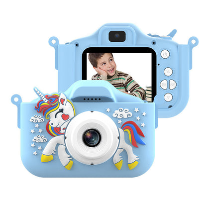 Rechargeable Kids’ Digital Camera with Selfie Mode, HD Video & Silicone Case