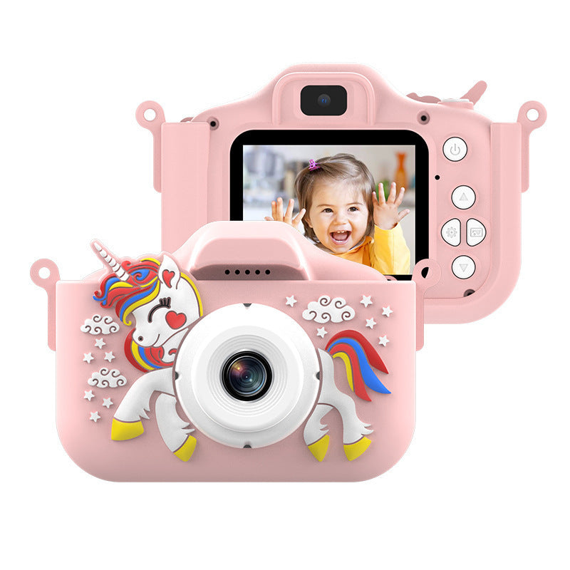 Rechargeable Kids’ Digital Camera with Selfie Mode, HD Video & Silicone Case