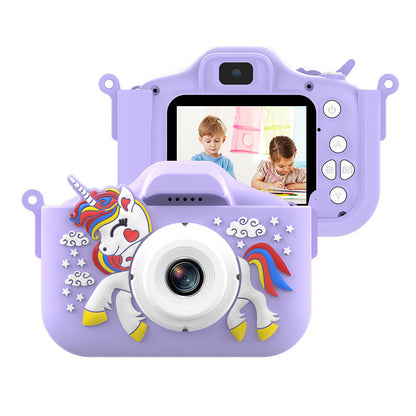 Rechargeable Kids’ Digital Camera with Selfie Mode, HD Video & Silicone Case