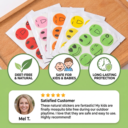 Natural mosquite repellent stickers for kids and babies (100pcs)