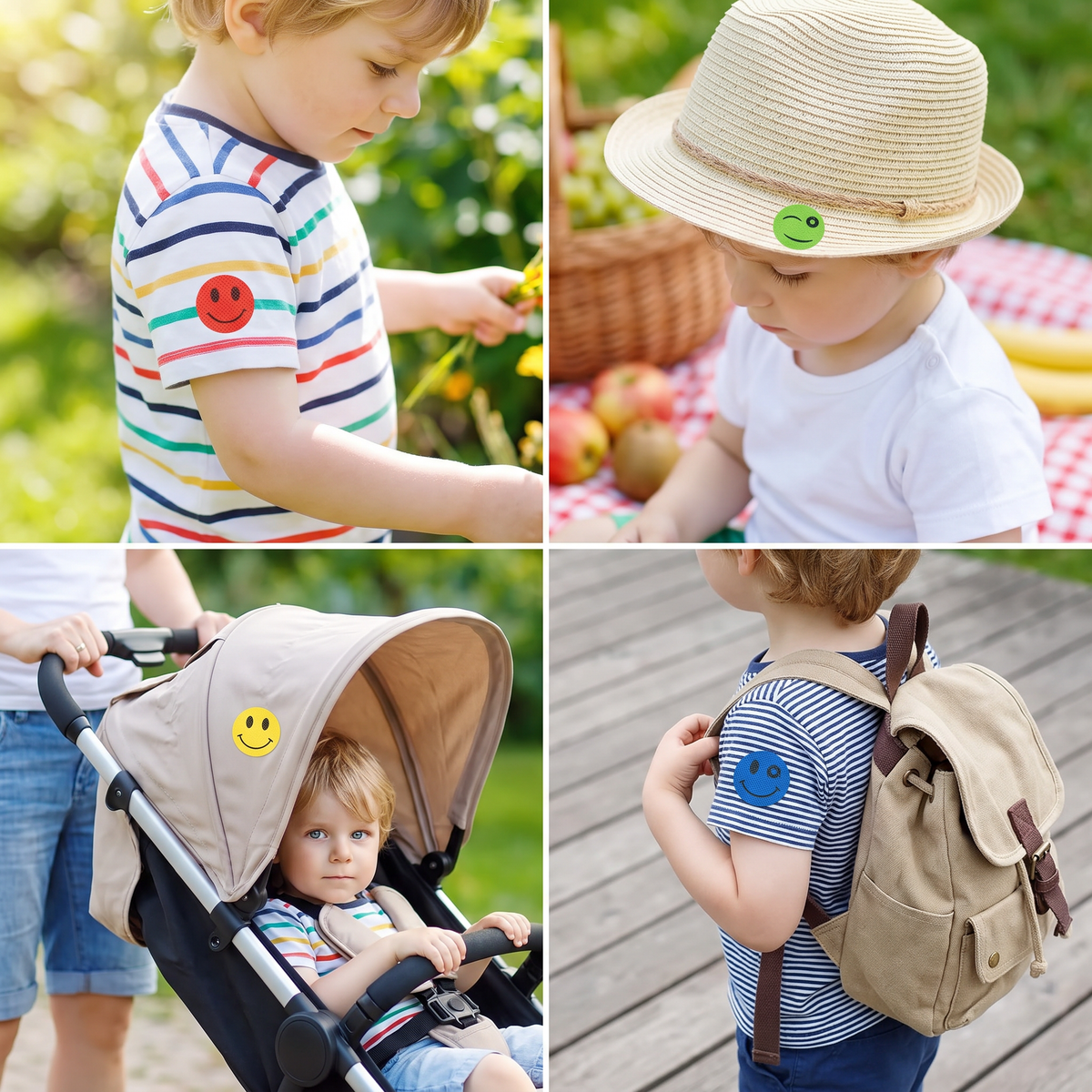 Natural mosquite repellent stickers for kids and babies (100pcs)