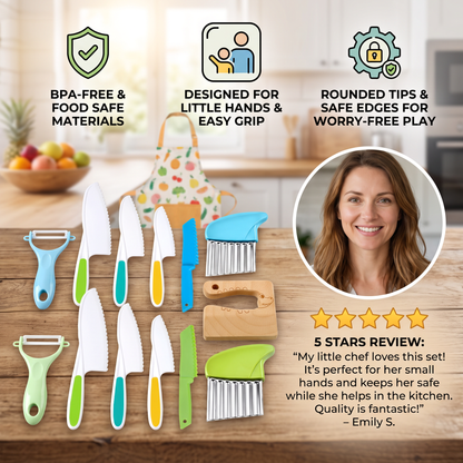 Safe Kitchen Set - For Little Chefs