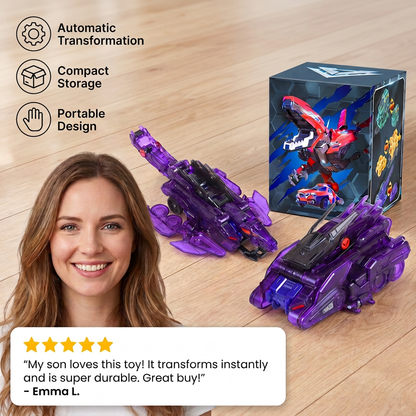 Jumping Transforming Racing Car Toy