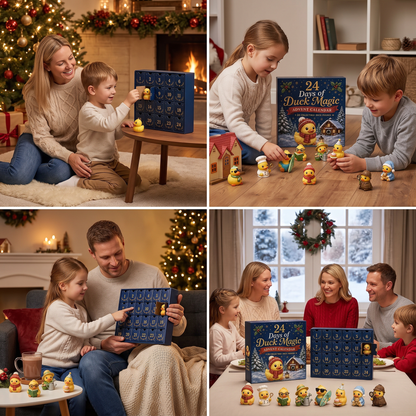 24-Day Magic Duck Advent Calendar with Collectible Mini Figurines