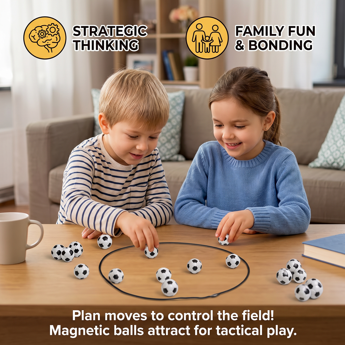 Magnetic Soccer Strategy Game – Interactive Family Challenge for Kids & Adults