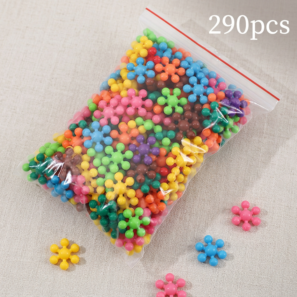 Montessori Snowflake Building Blocks