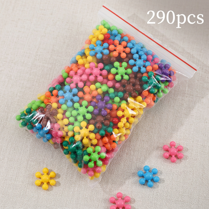 Montessori Snowflake Building Blocks