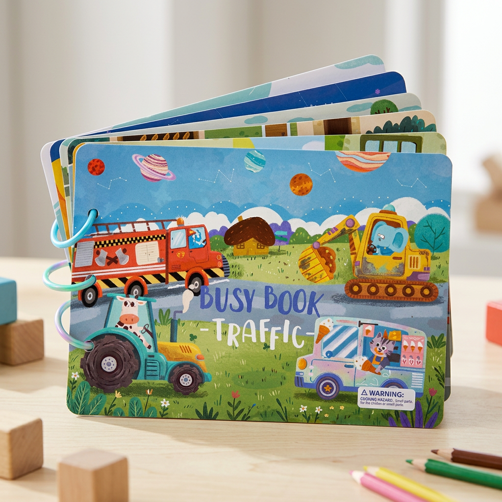 BusyBook - Montessori Durable Story Book