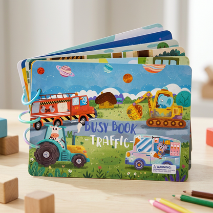 BusyBook - Montessori Durable Story Book