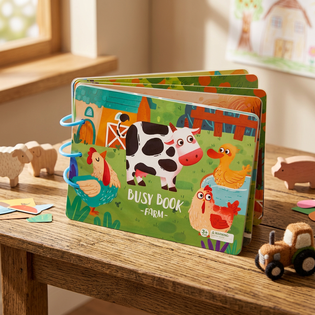 BusyBook - Montessori Durable Story Book