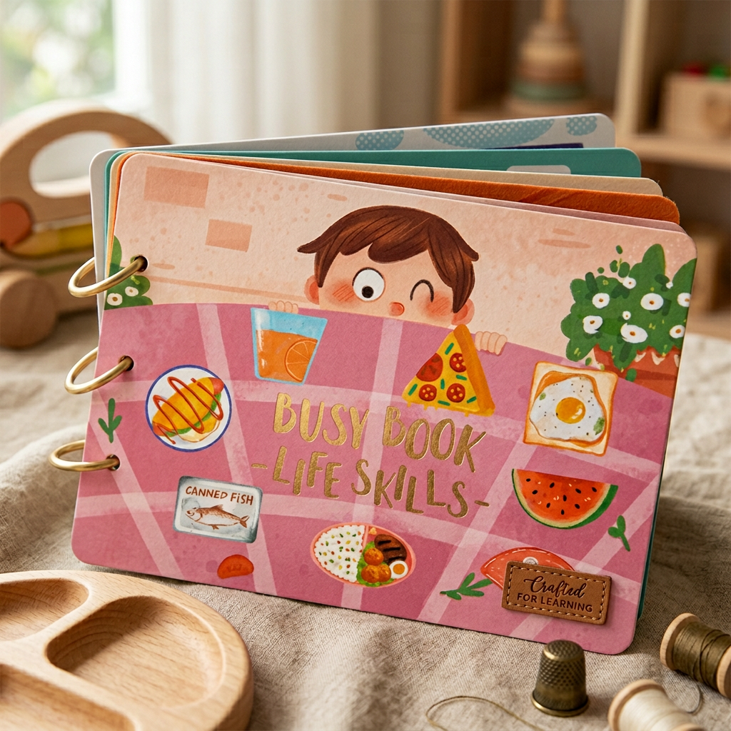 BusyBook - Montessori Durable Story Book