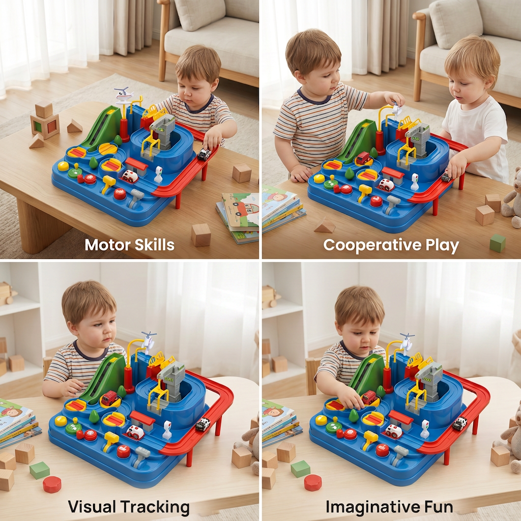 Educational vehicle skill game for children