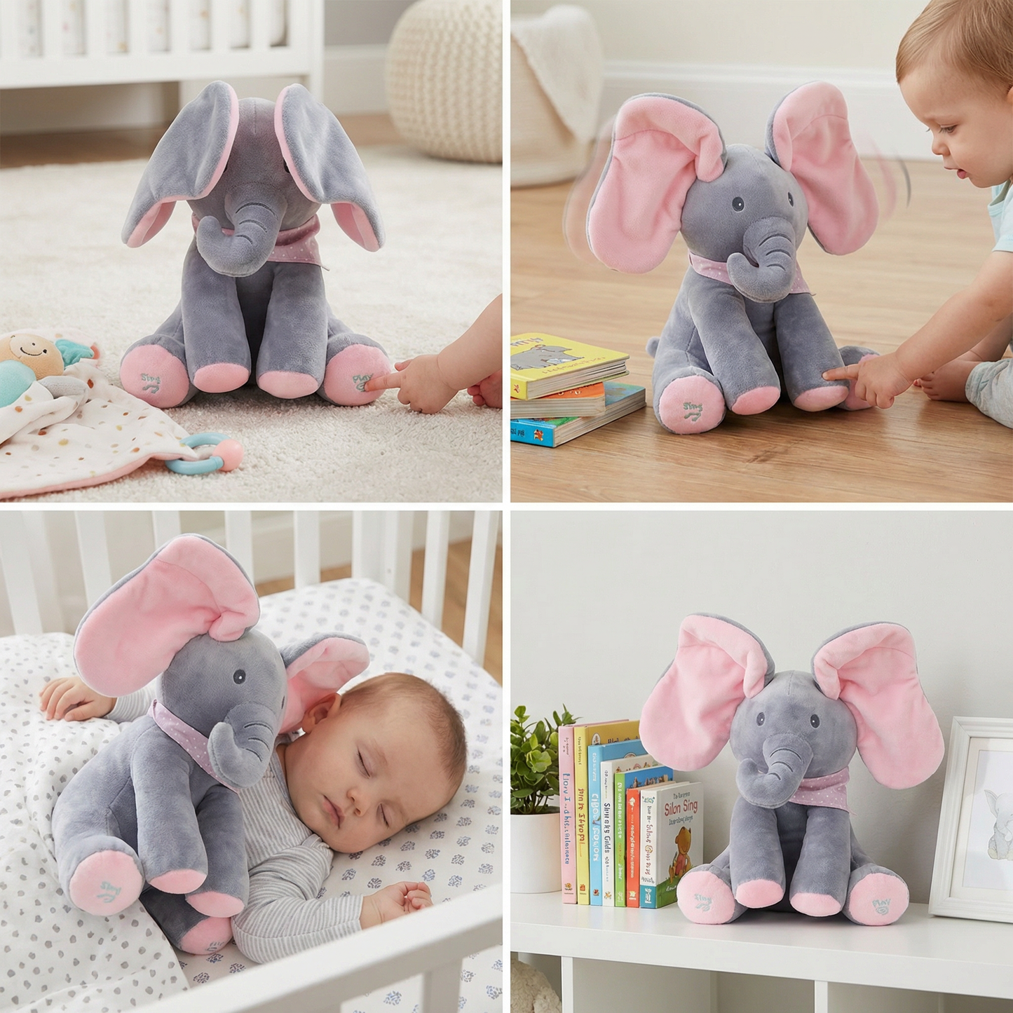 Peek-A-Boo-Elephant - Interactive Plush Toy