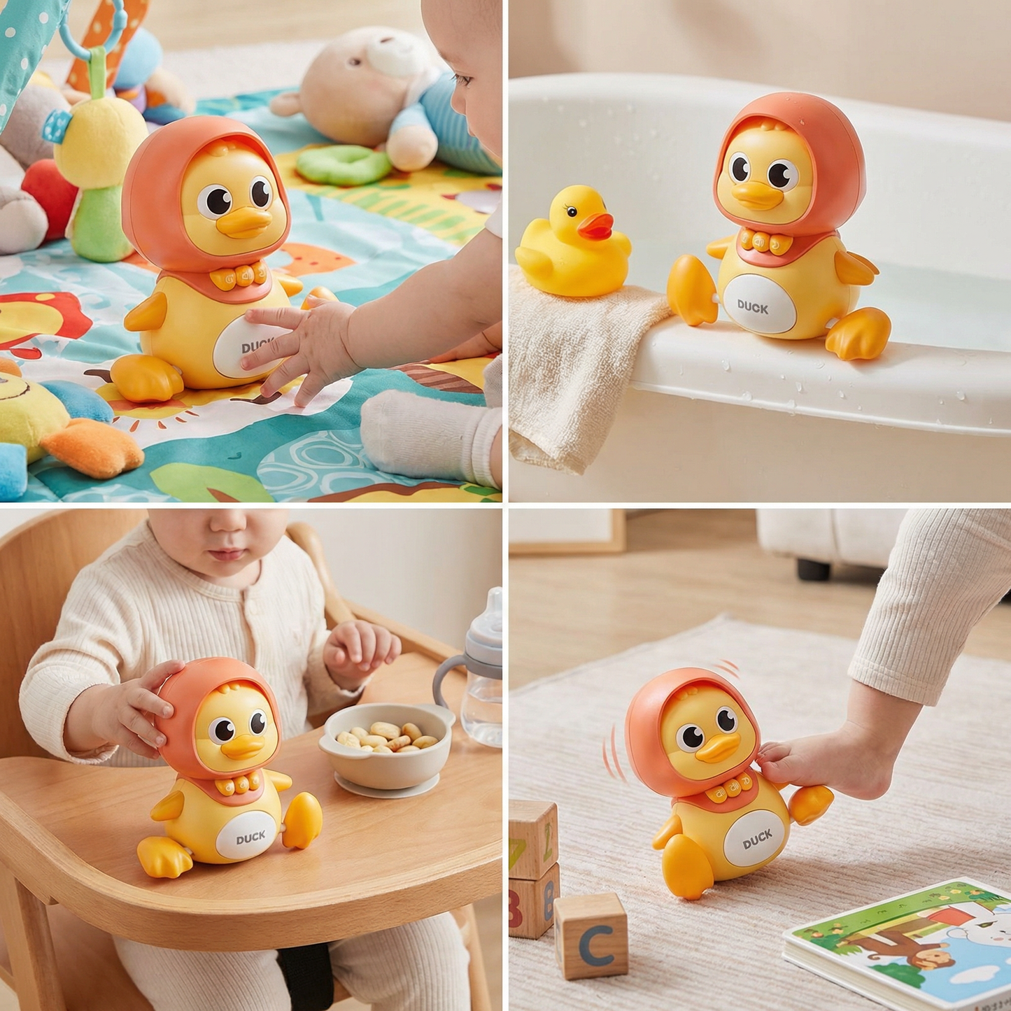 Wobbling Duck Family Kids Toy