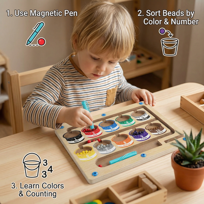 WonderMaze - Montessori Magnetic Labyrinth Toy