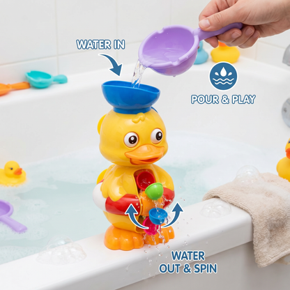 Water Wheel Bath Duck Toy