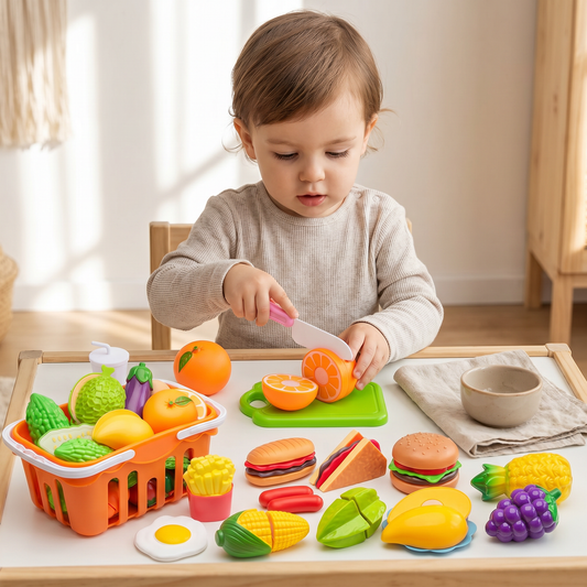 Cuttable Fruits and Vegetables Play Set