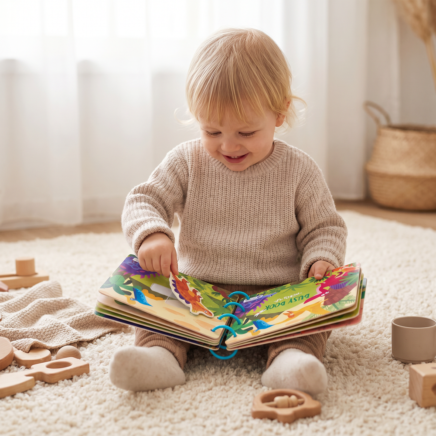 BusyBook - Montessori Durable Story Book