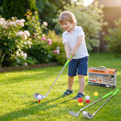 Kids Golf Set with Adjustable Clubs – Perfect for Backyard Play