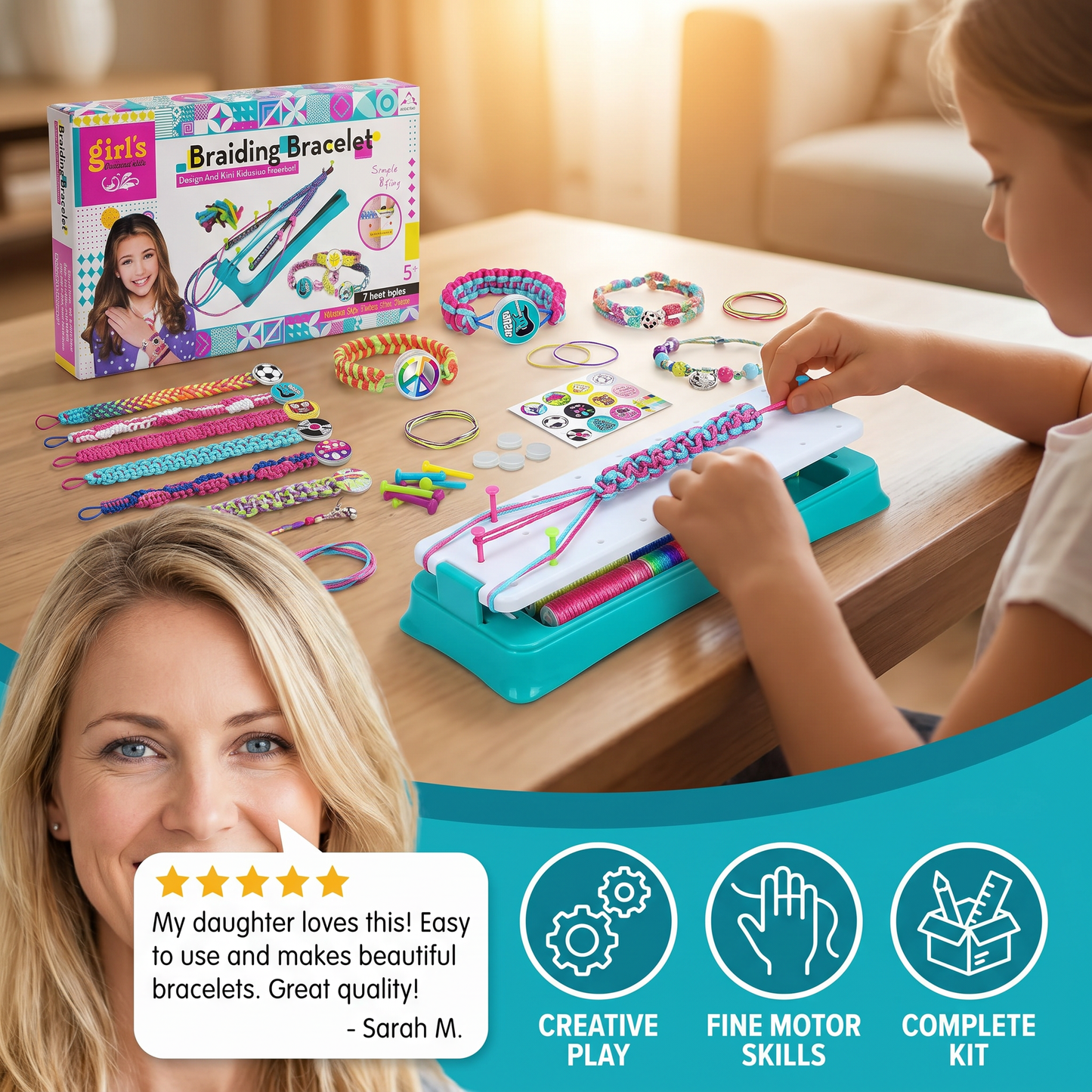 DIY Braiding Bracelet Kit