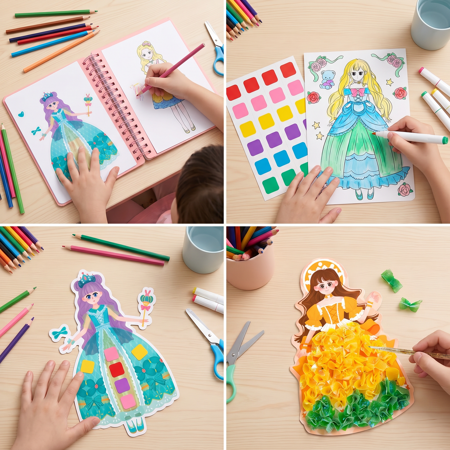 Princess Fashion Design Drawing and Craft Book