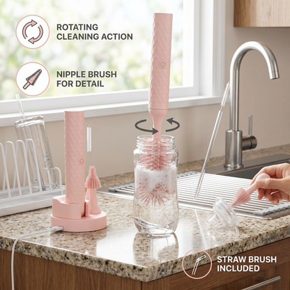 BottleClean - Electric Baby Bottle Cleaner Set