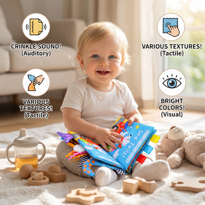 Sensory Wrinkle Paper story book for toddlers