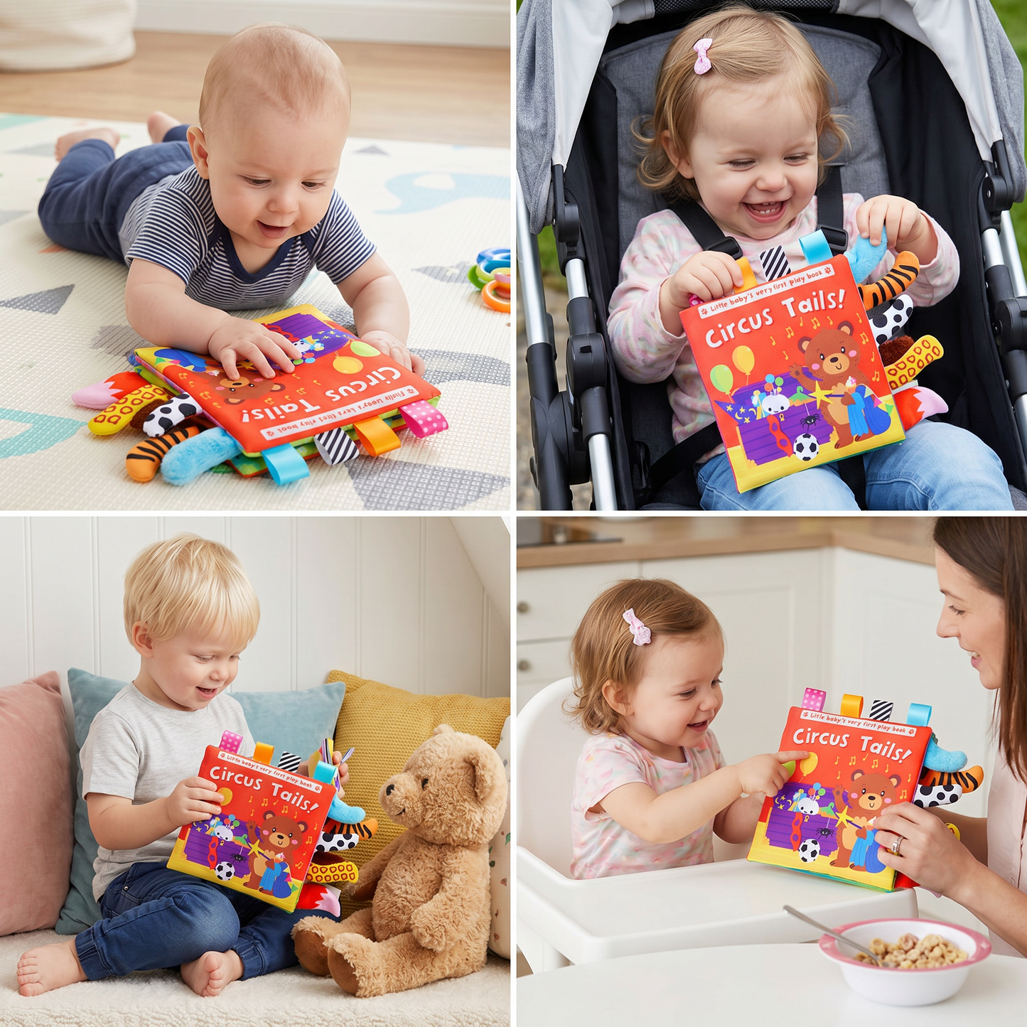 Sensory Wrinkle Paper story book for toddlers