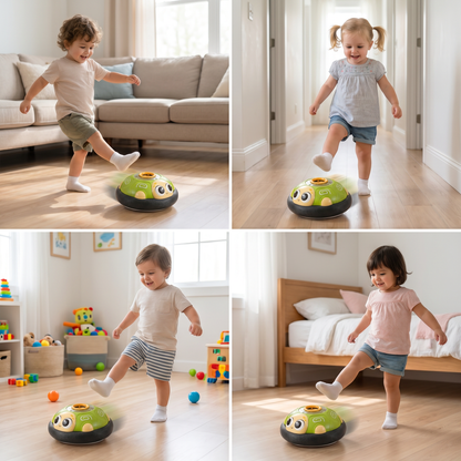 Cute Floating Air Soccer Ball with Soft Foam Bumper