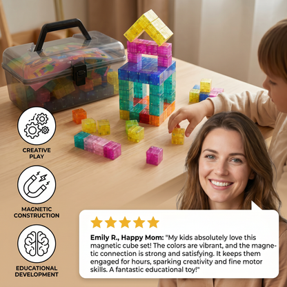 Montessori Cube Building Block Set for Kids