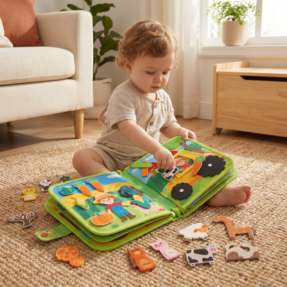 Educational Montessori Farm Story Book