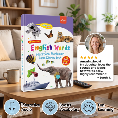 Talking English learning book for children