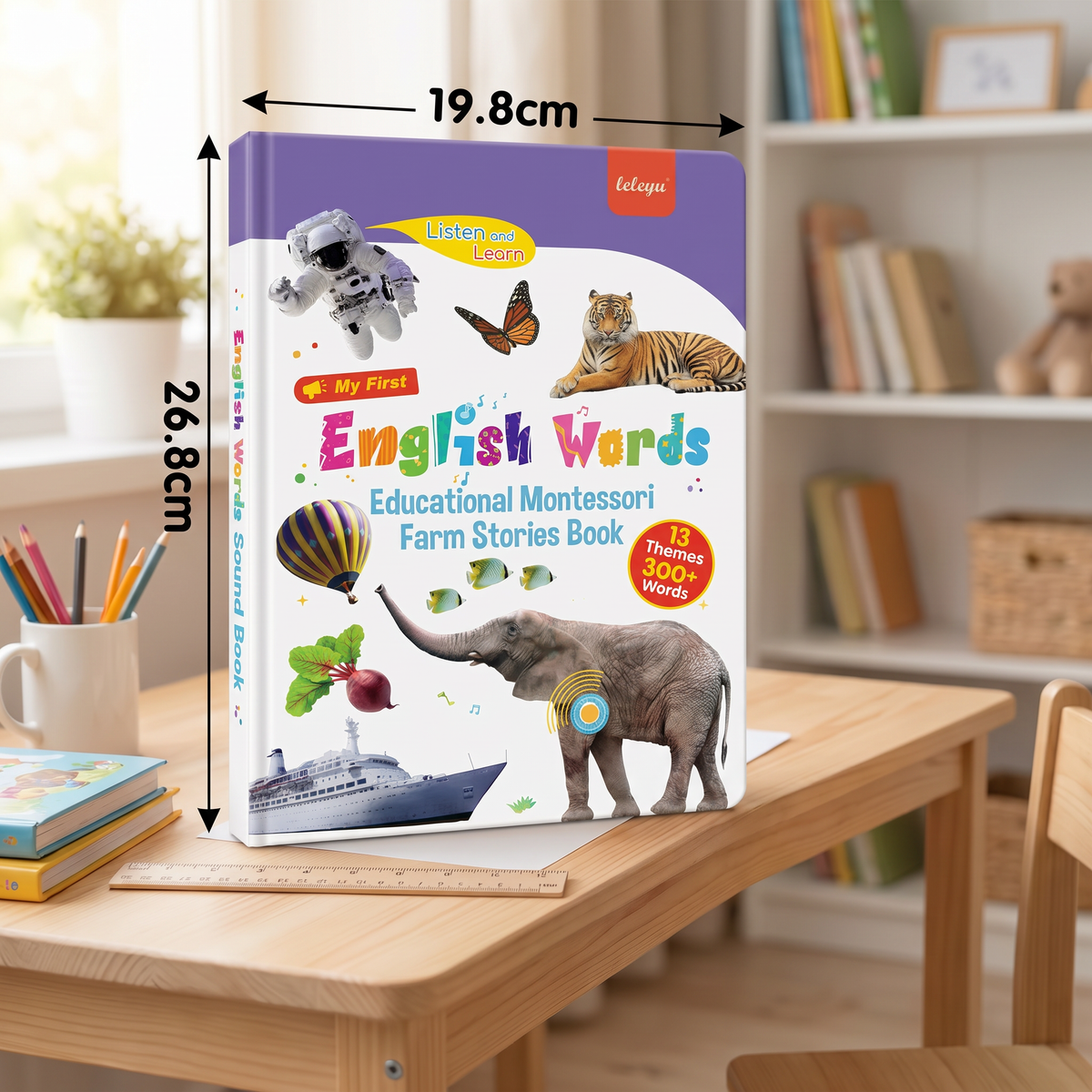Talking English learning book for children