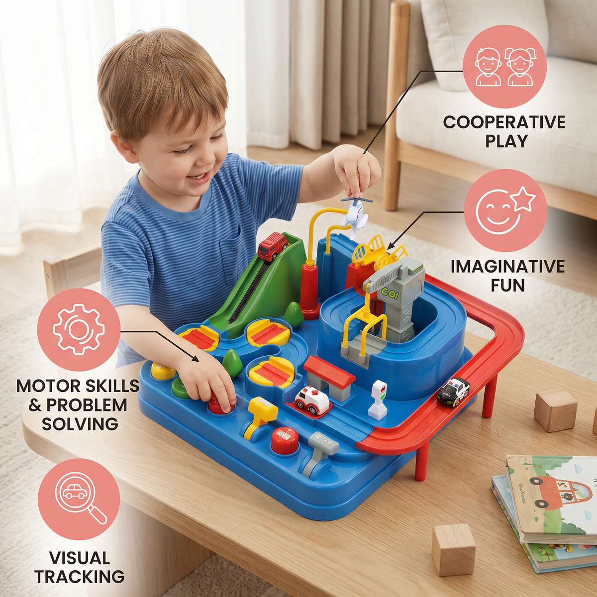 Educational vehicle skill game for children