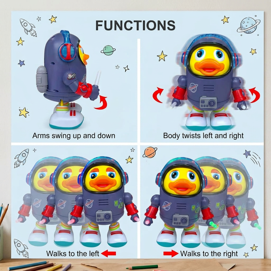 Dancing Astronaut Duck
