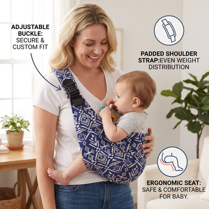 Safe and comfortable baby carrier for every day