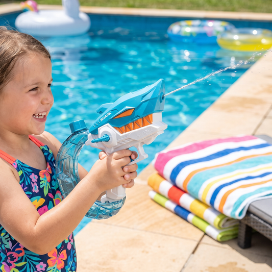 Electric Shark Water Gun for Kids – Fully Automatic Water Blaster for Hot Summer Fun