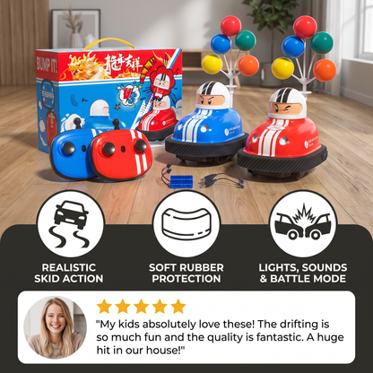 Bumper cars with skid function